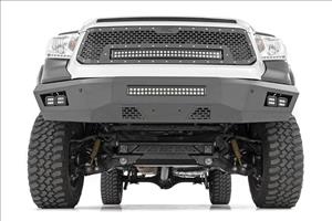 Toyota Mesh Grille w/30 Inch Dual Row Black Series LED w/Cool White DRL 14-17 Tundra Rough Country