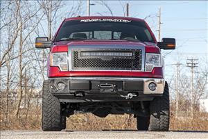 Ford Mesh Grille w/30 Inch Dual Row Black Series LED w/Amber DRL 09-14 F-150 Rough Country