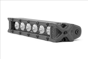 6-inch Slimline Cree LED Light Bars Pair Black Series Rough Country
