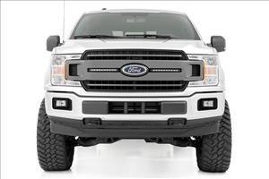 10 Inch Black Series LED Light Bar Slim Line Pair Rough Country