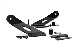 LED Light Mount Hood 20 Inch Jeep Wrangler JK/Wrangler Unlimited (07-18) Rough Country