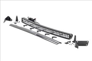 Dodge 40-inch Curved LED Light Bar Hidden Bumper Kit w/Black Series LED For 10-18 Ram 2500/3500 Rough Country