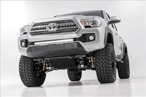 LED Light Kit Lower Grille Mount 30 Inch Black Single Row Toyota Tacoma (16-23) Rough Country