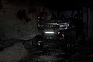 12 Inch Black Series LED Light Bar Single Row Cool White DRL Rough Country