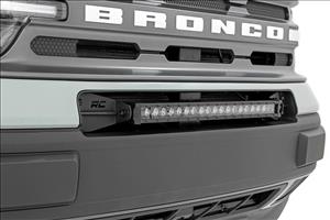 20 Inch Black Series LED Light Bar Single Row Cool White DRL Rough Country