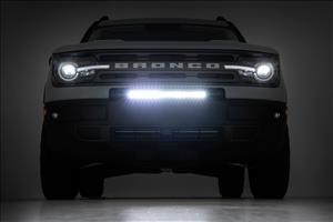 20 Inch Black Series LED Light Bar Single Row Amber DRL Rough Country