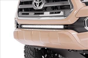 30 Inch Black Series LED Light Bar Single Row Cool White DRL Rough Country