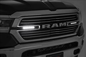 Dual 6in LED Grille Kit Black Slimline Ram 1500 2WD/4WD (2019-2024) Rough Country