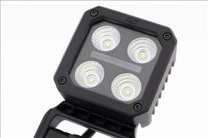 Black Series LED Light Pair 2 Inch Flood Swivel Mount Rough Country
