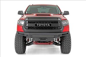 Toyota 2-inch LED Lower Windshield Ditch Kit (14-20 Tundra Black Series w/ Cool White DRL) Rough Country