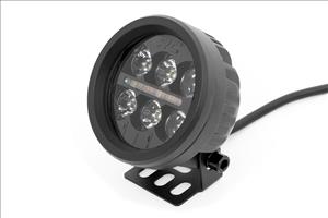 Black Series Round LED Light Pair 3.5 Inch Amber DRL Rough Country