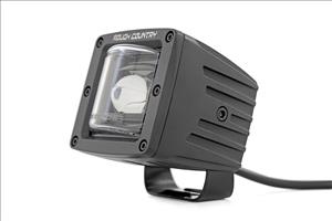 2 Inch Black Series LED Light Pods SAE Fog Yellow Rough Country
