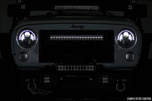 12 Inch Black Series LED Light Bar Dual Row White DRL Rough Country