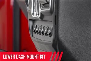 MLC-6 Muliple Light Controller Lower Dash Jeep Wrangler JL/Wrangler Unlimited (18-26) Rough Country