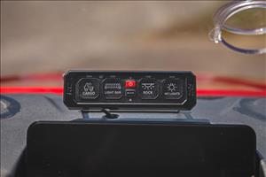 4 Gang Switch Panel RGB Backlit Buttons Multifunction Modes Rough Country