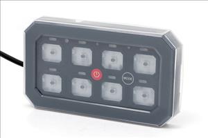 8 Gang Switch Panel Bluetooth RGB Backlit Buttons Multifunction Modes Rough Country