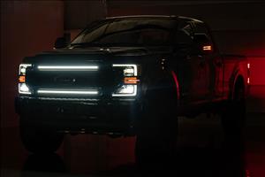 LED Light Kit Grille Mount 30 Inch DRL Ford F-250/F-350 Super Duty (17-22) Rough Country