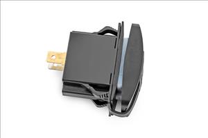 USB Switch Insert 2x1 with Logo Blue Back Light Rough Country