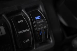 USB Switch Insert 2x1 with Logo Blue Back Light Rough Country