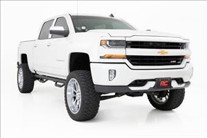 LED Ditch Light Kit 3in OSRAM Pair Wide Silverado/Sierra 1500 (14-18 & Classic) Rough Country