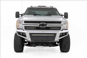 LED Light Ditch Mount 2 Inch Black Pair Amber DRL Chevy 1500 (2007-2013) Rough Country