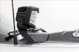 LED Light Kit Ditch Mount 3 Inch OSRAM Wide Chevy 1500 & Silverado/Sierra 2500HD/3500HD (07-14) Rough Country