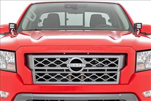 LED Light Kit Ditch Mount 3 Inch OSRAM Wide Nissan Frontier (22-26) Rough Country