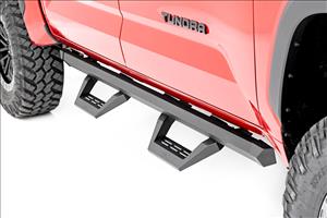 SRX2 Adj Aluminum Steps CrewMax Toyota Tundra 2WD/4WD (2022-2026) Rough Country