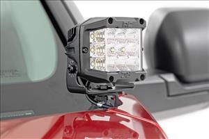 LED Light Kit Ditch Mount 3 Inch OSRAM Wide Toyota Tundra 2WD/4WD (22-26) Rough Country