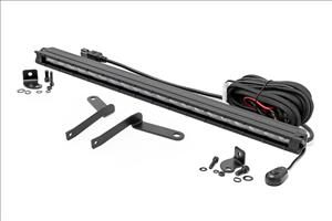 LED Light Kit Bumper Mount 20 Inch Black Slim Line Toyota Tundra (22-26) Rough Country