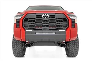 LED Light Kit Bumper Mount 20 Inch Black Slim Line Toyota Tundra (22-26) Rough Country