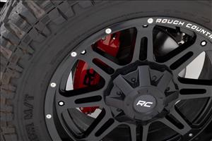Caliper Covers Rear Red Non-Sport Jeep Wrangler JL (18-25)/Wrangler Unlimited (18-25) Rough Country