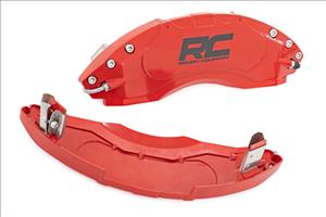 Caliper Covers Front and Rear Red Jeep Gladiator JT 4WD (2020-2025) Rough Country