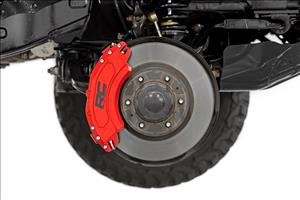 Caliper Covers Front and Rear Red Ford Bronco 4WD (2021-2025) Rough Country