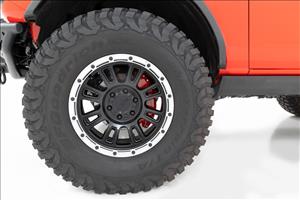 Caliper Covers Front and Rear Red Ford Bronco 4WD (2021-2025) Rough Country
