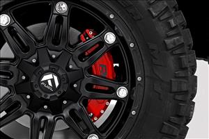 Caliper Covers Front and Rear Red Toyota Tundra 2WD/4WD (2022-2026) Rough Country
