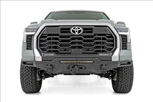 Hybrid Front Bumper 12000S Black LED w/ White DRL Toyota Tundra (22-26) Rough Country