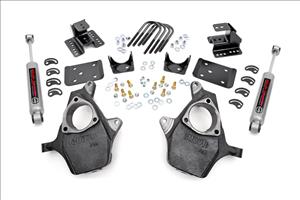 Lowering Kit Knuckle 2 Inch FR 4 Inch RR Silverado/Sierra 1500 (07-14) Rough Country