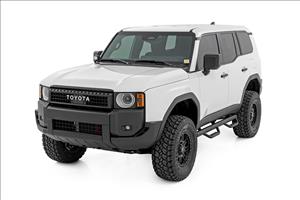 LED Light Kit Ditch Mount Black Series Round 3.5 Inch Amber DRL Toyota LandCruiser (2024) Rough Country