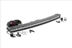 30 Inch Curved CREE LED Light Bar Single Row Chrome Series Rough Country