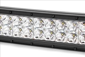 30 Inch Chrome Series LED Light Bar Curved Dual Row Cool White DRL Rough Country