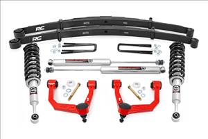 3.5 Inch Lift Kit Red UCA N3 Struts w/ Rear Leaf Springs Toyota Tacoma 2WD/4WD (2005-2023) Rough Country