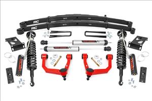 3.5 Inch Lift Kit Red UCA Vertex/V2 w/ Rear Leaf Springs Toyota Tacoma 2WD/4WD (2005-2023) Rough Country
