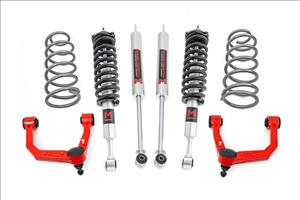 3 Inch Lift Kit Upper Control Arms RR Coils M1 Struts Red Toyota 4Runner (10-24) Rough Country