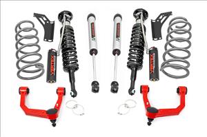 3 Inch Lift Kit Upper Control Arms RR Coils Vertex/V2 Struts Red Toyota 4Runner (10-24) Rough Country