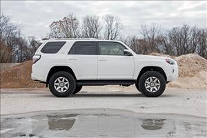 3 Inch Lift Kit Upper Control Arms RR Coils Vertex/V2 Struts Red Toyota 4Runner (10-24) Rough Country