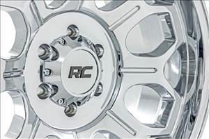 77 Series Wheel One-Piece Chrome 20x9 6x5.5 0mm Rough Country