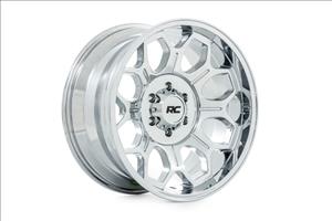 77 Series Wheel One-Piece Chrome 20x10 6x5.5 -25mm Rough Country