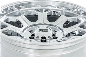 77 Series Wheel One-Piece Chrome 20x10 6x5.5 -25mm Rough Country