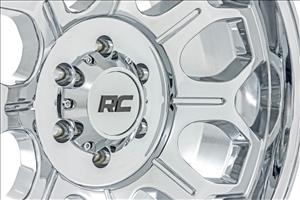 77 Series Wheel One-Piece Chrome 20x10 6x135 -25mm Rough Country
